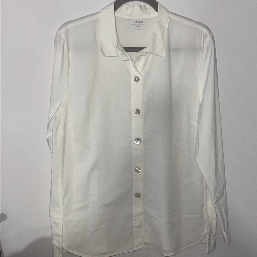 White Button-Up Shirt